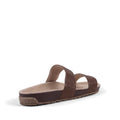 Emu Lucie Slide rear view looking forward Brown sandal on a white background.,
9330071982730,
9330071982747,
9330071982754,
9330071982761,
9330071982778,
9330071982785,