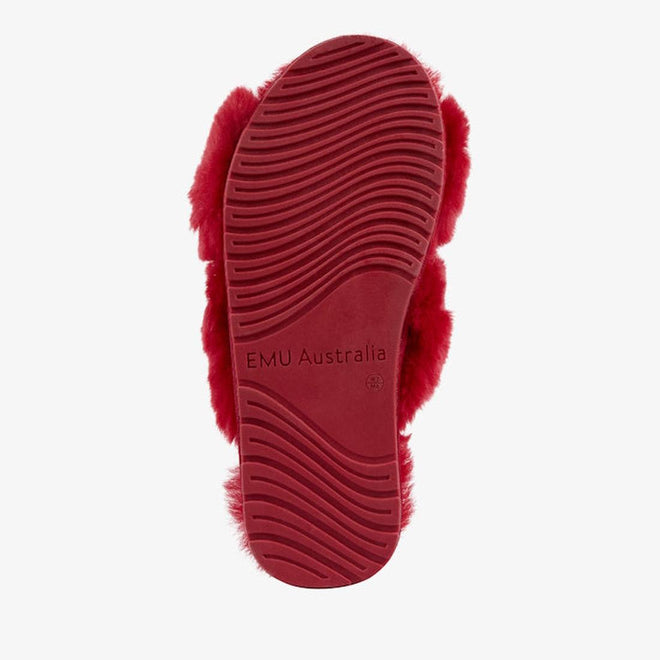 EMU Women's Mayberry Cherry Scuff Slipper