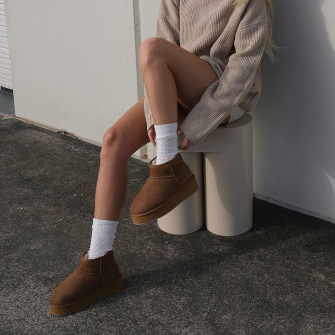 EMU Stinger Micro Platform Boot Chestnut Clearance