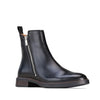 EOS Blaine Womens Black Leather Ankle Boot Zip