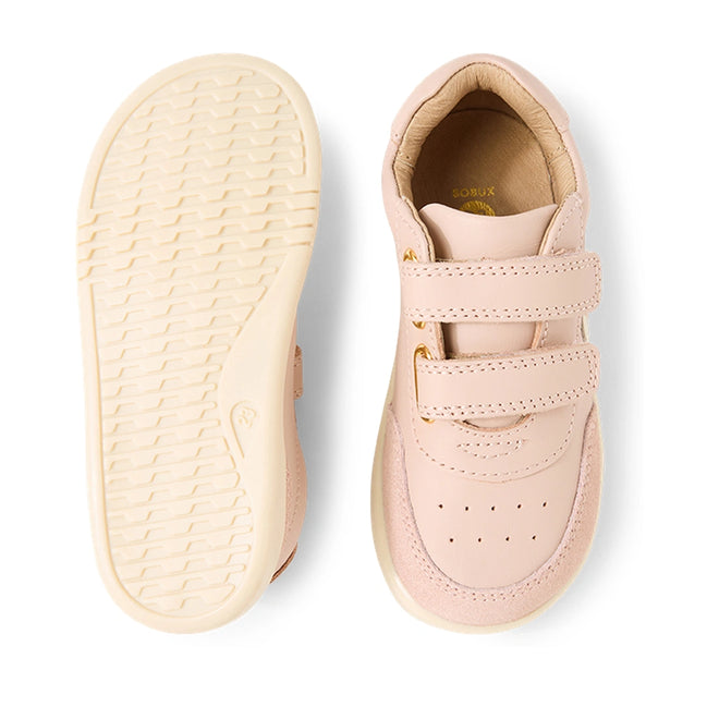 Bobux IW Iwalk Toddlers Champ Leather Sneaker Cameo Rose Pink