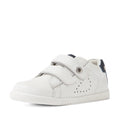 Bobux IW Iwalk Maverick Toddlers Leather Sneaker White Navy