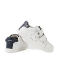 Bobux IW Iwalk Maverick Toddlers Leather Sneaker White Navy