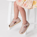Pretty Brave Jamie Closed Toe Leather Sandal Blush