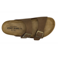 Josef Seibel Mens Josef 01 2 Strap Slide Sandal Braun Brown