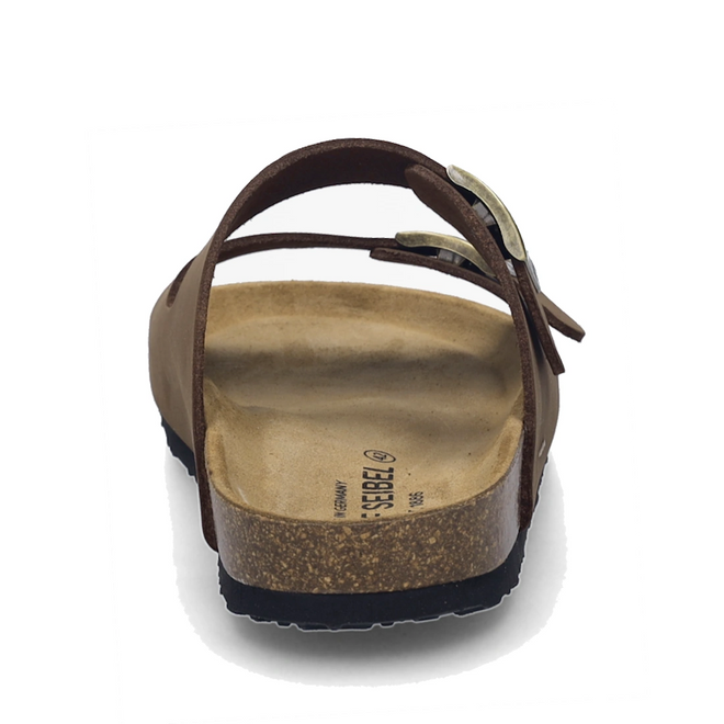 Josef Seibel Mens Josef 01 2 Strap Slide Sandal Braun Brown