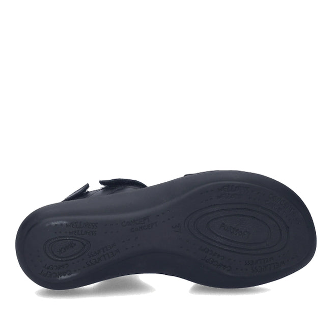 Josef Seibel Ibiza 86 Womens Leather Comfort Sandal Schwarz Black