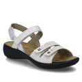 Josef Seibel Ibiza 86 Womens Leather Comfort Sandal White Weiss