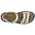 Josef Seibel Ibiza 86 Womens Leather Comfort Sandal White Weiss