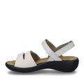 Josef Seibel Ibiza 86 Womens Leather Comfort Sandal White Weiss