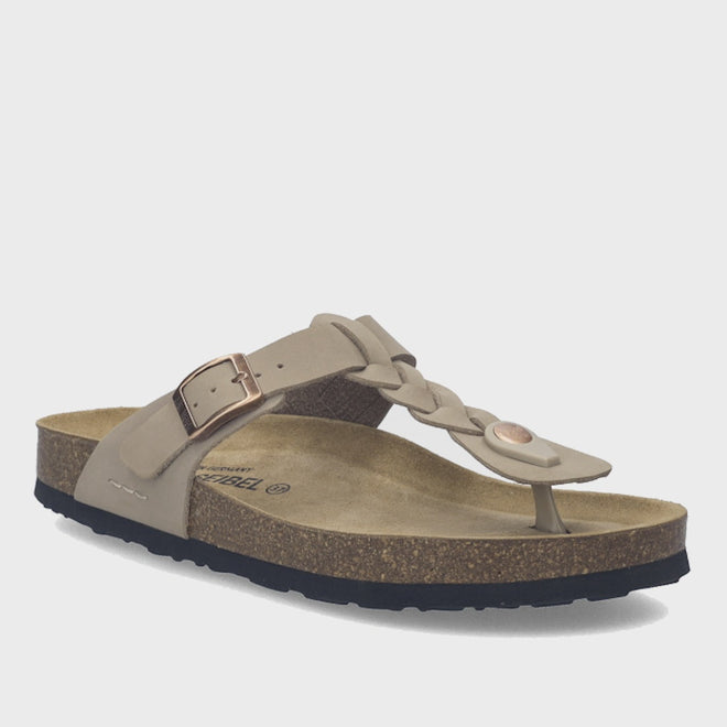Josef Seibel Hermine 15 Comfort Jandal Beige Kombi
