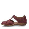 Josef Seibel Rosalie 29 Orchidee Red Leather Womens Covered Toe Sandal