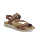 Josef Seibel Juliet 01 Womens Leather Comfort Sandal Cognac Tan