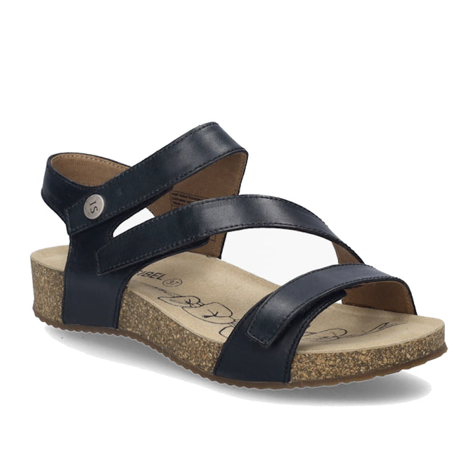 Josef Seibel Tonga 25 Womens Leather Comfort Sandal Schwarz Black