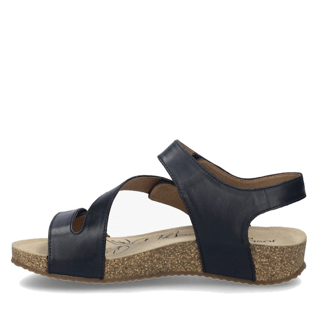 Josef Seibel Tonga 25 Womens Leather Comfort Sandal Schwarz Black
