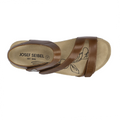 Josef Seibel Tonga 25 Womens Leather Comfort Sandal Camel Tan