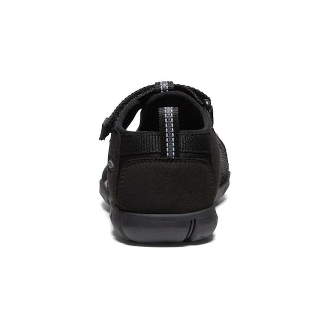 Keen Big Kids Black School Sandal - Seacamp 11 CNX - Black Sole