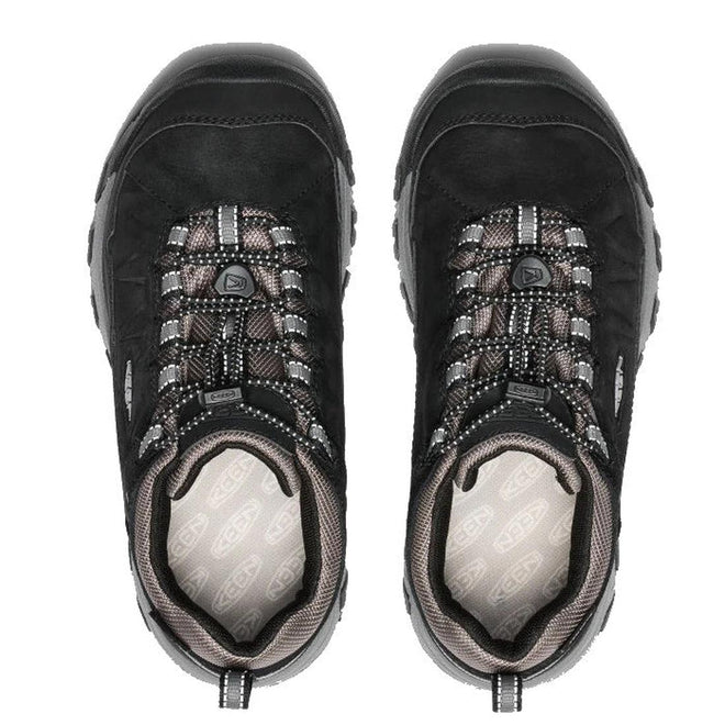 Keen Youths Targhee Low Waterproof Hiker Black/Steel Grey