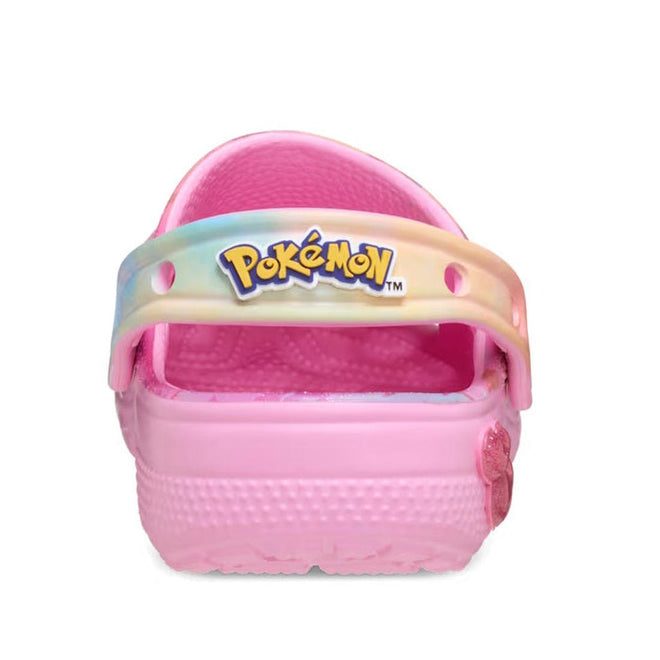 Pink back strap sandal with a colorful band featuring the Pokémon logo on a white background
Crocs Pikachu kids crocs with pink blue background
198445184291,
198445184307,
198445184314,
198445184321,
198445184338,
198445184345,
198445184352,
198445184369,