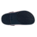 Close-up of a Navy Red Kids Crocs Crocband Sandal sole with a brand logo on a white background.,
191448739390,
191448739406,
191448739413,
191448739420,
191448739437,
191448739444,
191448739451,