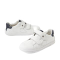 Bobux IW Iwalk Maverick Toddlers Leather Sneaker White Navy