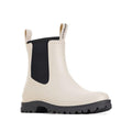Los Cabos Amelia Ivory Ankle Rain Boot Waterproof