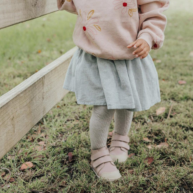 Pretty Braver Blake Leather Boot First Walker Blush