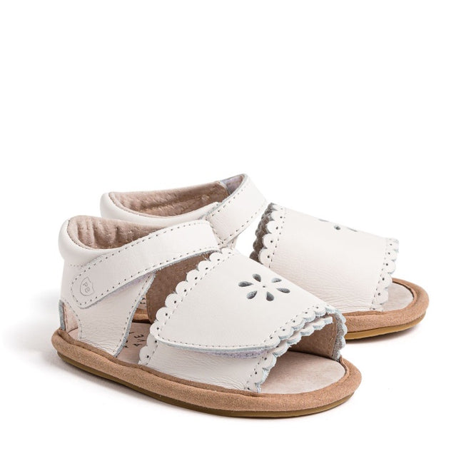 Pretty Brave Skye First Walker Sandal Ivory CLEARANCE NOT RETURNABLE