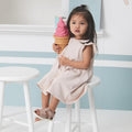Pretty Braver Bailey First Walker Sandal Open Toe Sprinkles