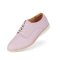 Rollie Lilac Derby Embossed sneaker with a woven look and white laces on a white background