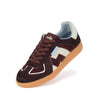 Rollie Womens Pace Dark Cherry Bone Suede Sneaker