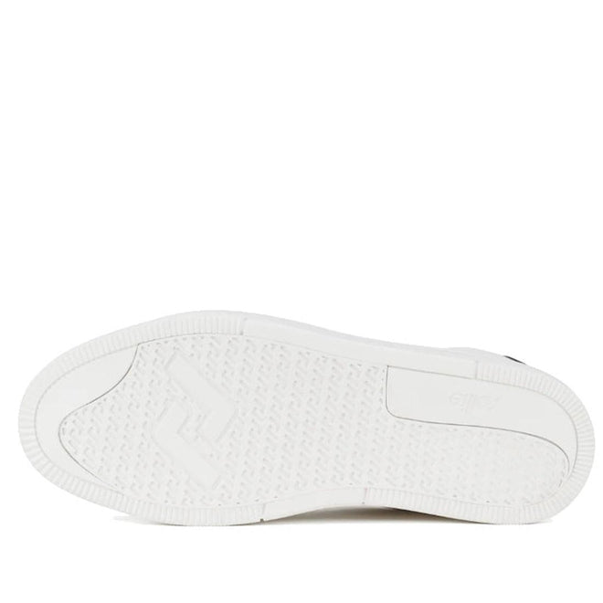 White shoe sole of a Rollies Court Club Sneaker on a white background.,
9781760790097,
9781760790103,
9781760790110,
9781760790127,
9781760790134,
9781760790141,