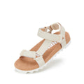 Rollie Womens Sandal Tooth Wedge Bone Croc