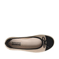 Skechers Ballet Flat On The Go Flex Radiant Bow Tique Natural Black