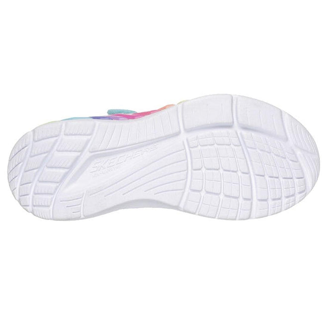 Skechers Girls Light Ups - Rainbow Cruisers Turquoise Multi