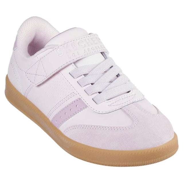 Skechers Girls Zinger Premier Vibe Street Shoe Velcro  Light Pink