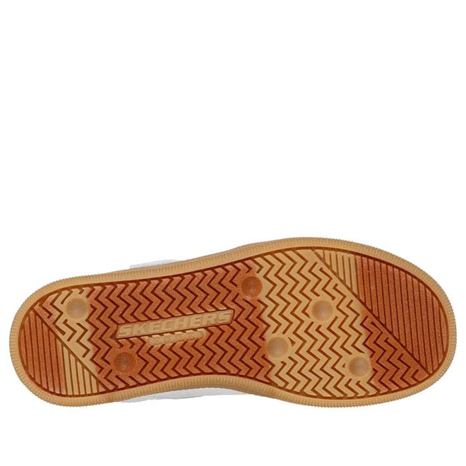 Skechers Girls Zinger Premier Vibe Street Shoe Velcro White Pink