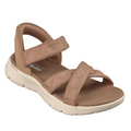 Skechers Womens Slip Ins Sandals Go Walk Flex Kaia Cozy Fit Maple