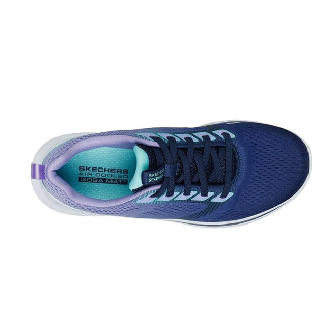 Top down view of the Skechers Hailey trainer walking shoe in navy with a touch of purple.,
197976958753,
197976958777,
197976958791,
197976958807,
197976958814,
197976958838,
197976958852,, 197976958753, 44380, 197976958777, 197976958784, 197976958791, 197976958807, 197976958814, 44386, 197976958838, 197976958852