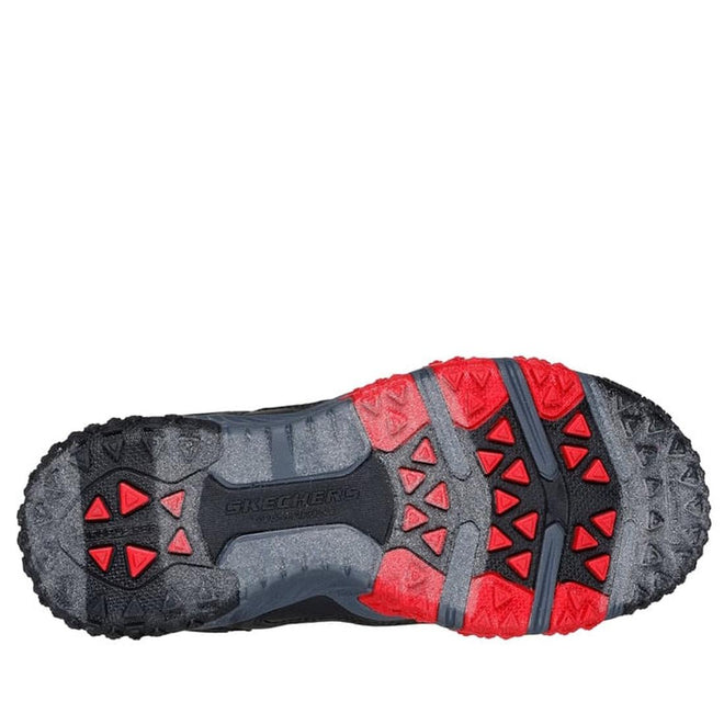 Skechers Boys Elite Sport Field Black Grey w/ Mini Sprigs
