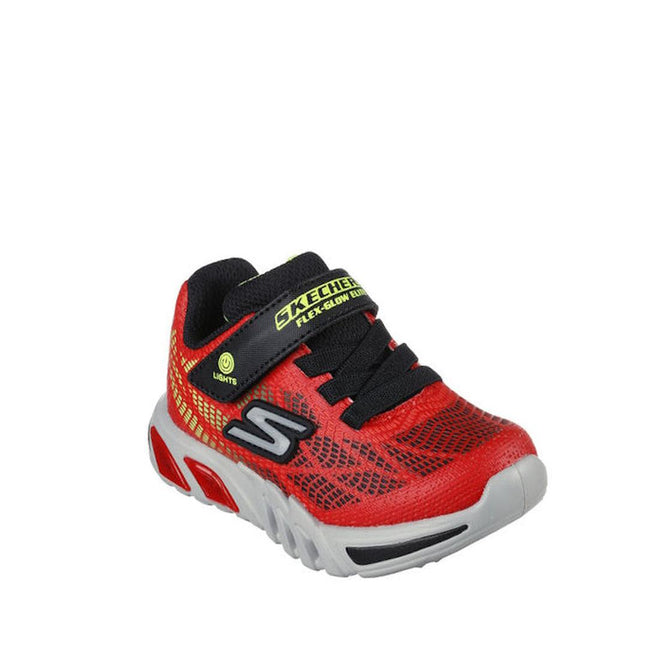 Skechers Kids Toddlers Light Up Flex Glow Elite Vorlo Red