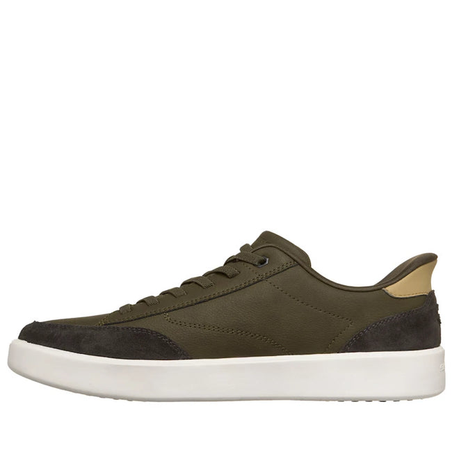 Mens Skechers Slip-ins Verloma Radical Street Shoe Olive
