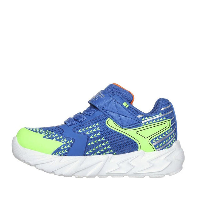 Skechers Toddlers Flex Glow Light Ups Bolt Blue