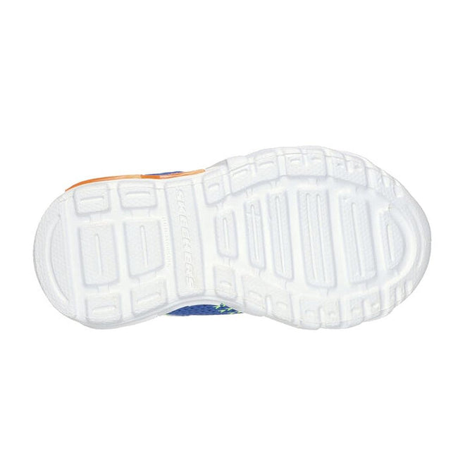 Skechers Toddlers Flex Glow Light Ups Bolt Blue