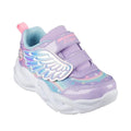 Skechers Toddlers Light Ups Twisty Glow Lavender