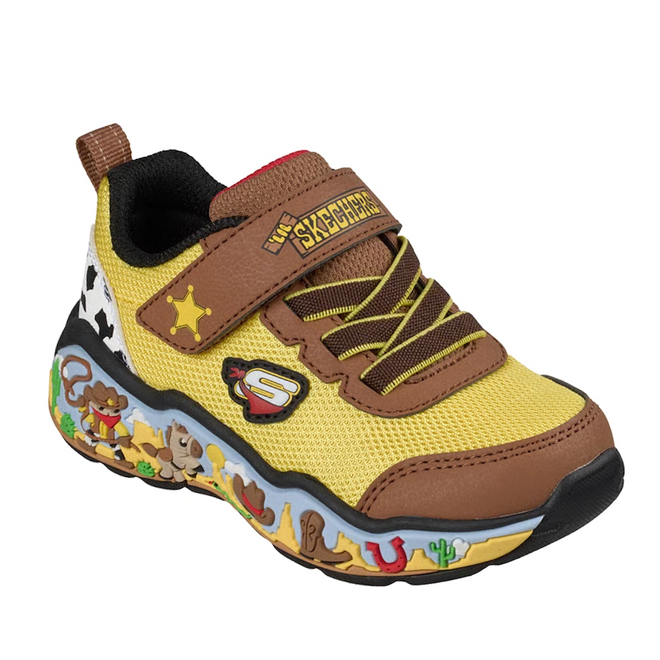 Skechers Toddlers Play Scene Sheriff Trainer Brown