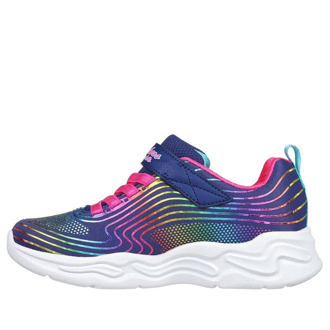 Skechers Toddlers Light Ups Wavy Beams Navy