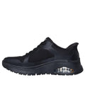 The Skechers Womens Uno Flex Ivorine Slip In Black is a lace-up sneaker with a mesh upper, rubber sole, visible heel air cushion, memory foam comfort, and a chunky treaded sole for added support., 198739065466, 198739065480, 198739065503, 198739065527, 50240