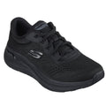 Skechers Arch Fit Lace Up Big League Black WIDE WIDTH