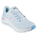 Skechers Arch Fit Lace Up Big League  Light Blue